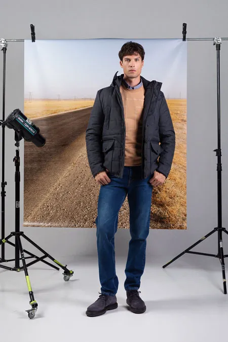 Muška jakna sa kapuljačom