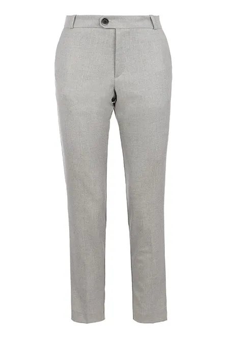 Muške slim fit pantalone sa rajsferšlusom i gajkama