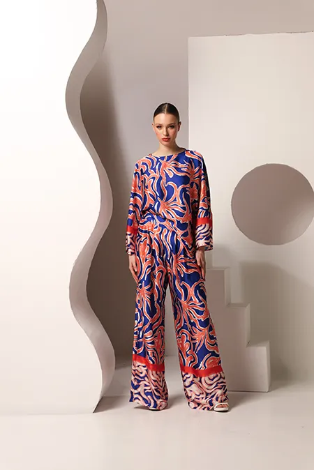 Oversize bluza cvetnog dezena