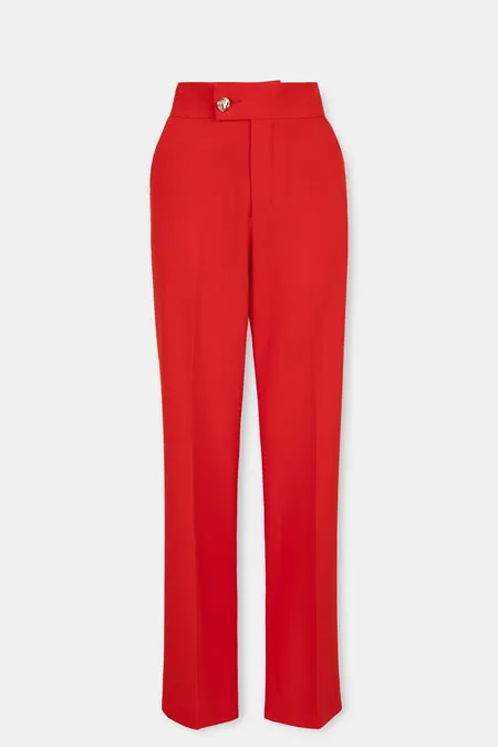 Pantalone visokog struka sa širokim nogavicama