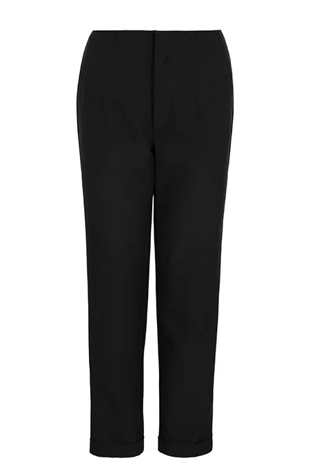 Pantalone visokog struka sa skrivenim kopčanjem