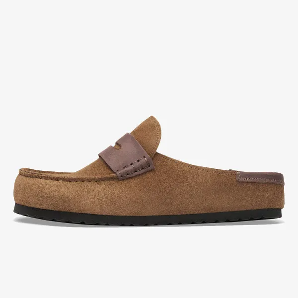 BIRKENSTOCK Papuče Naples Wrapped LEVE/LEOI Dark Tea