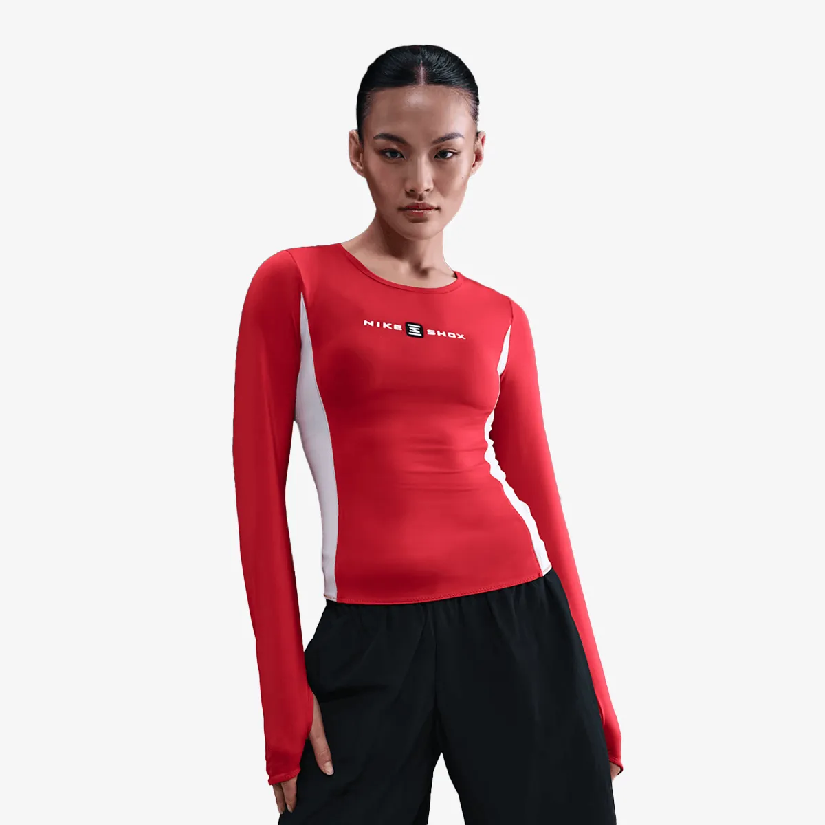 NIKE Majica dugih rukava W NSW LS TOP SHOX