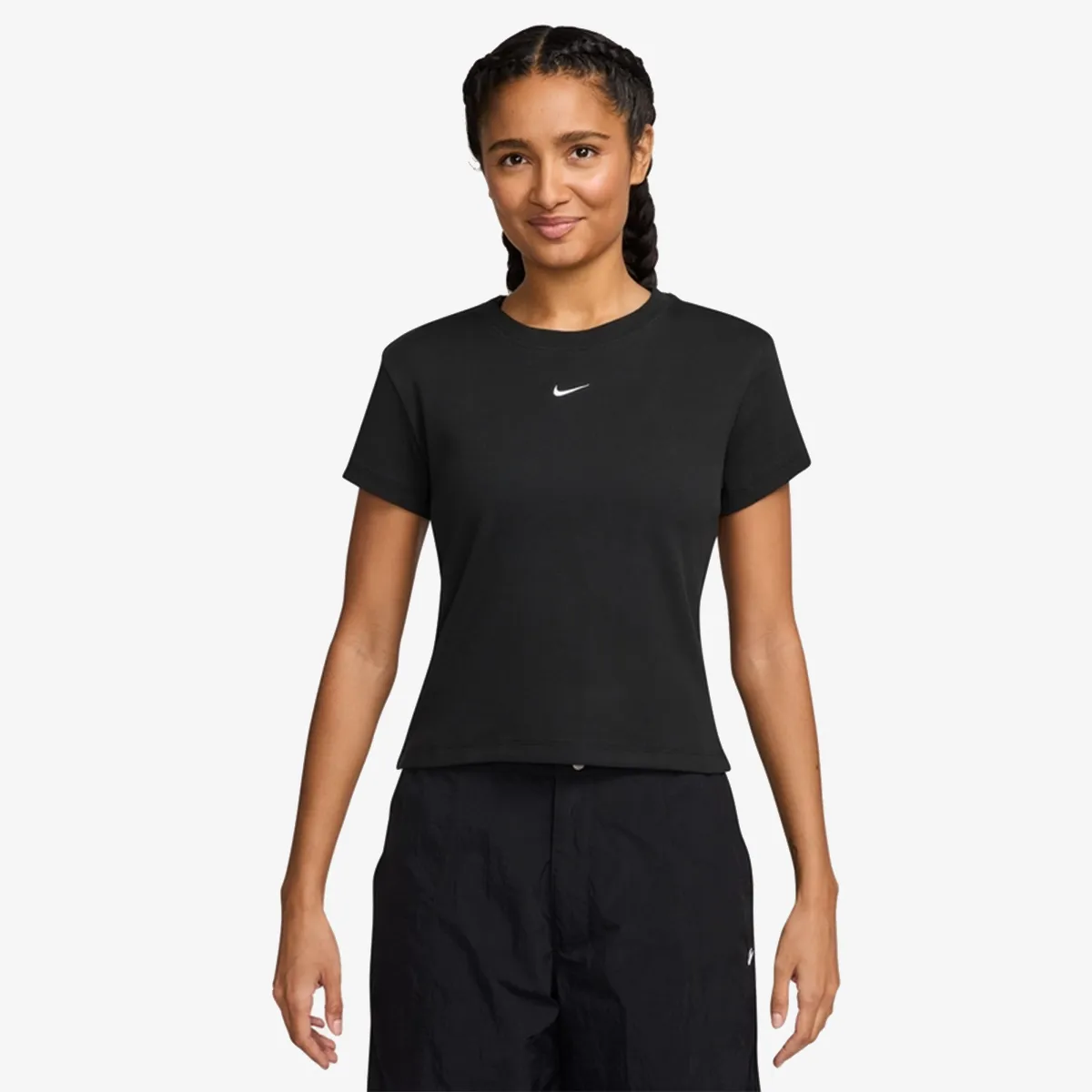NIKE Majica W NSW RIB  TGHT SS TEE