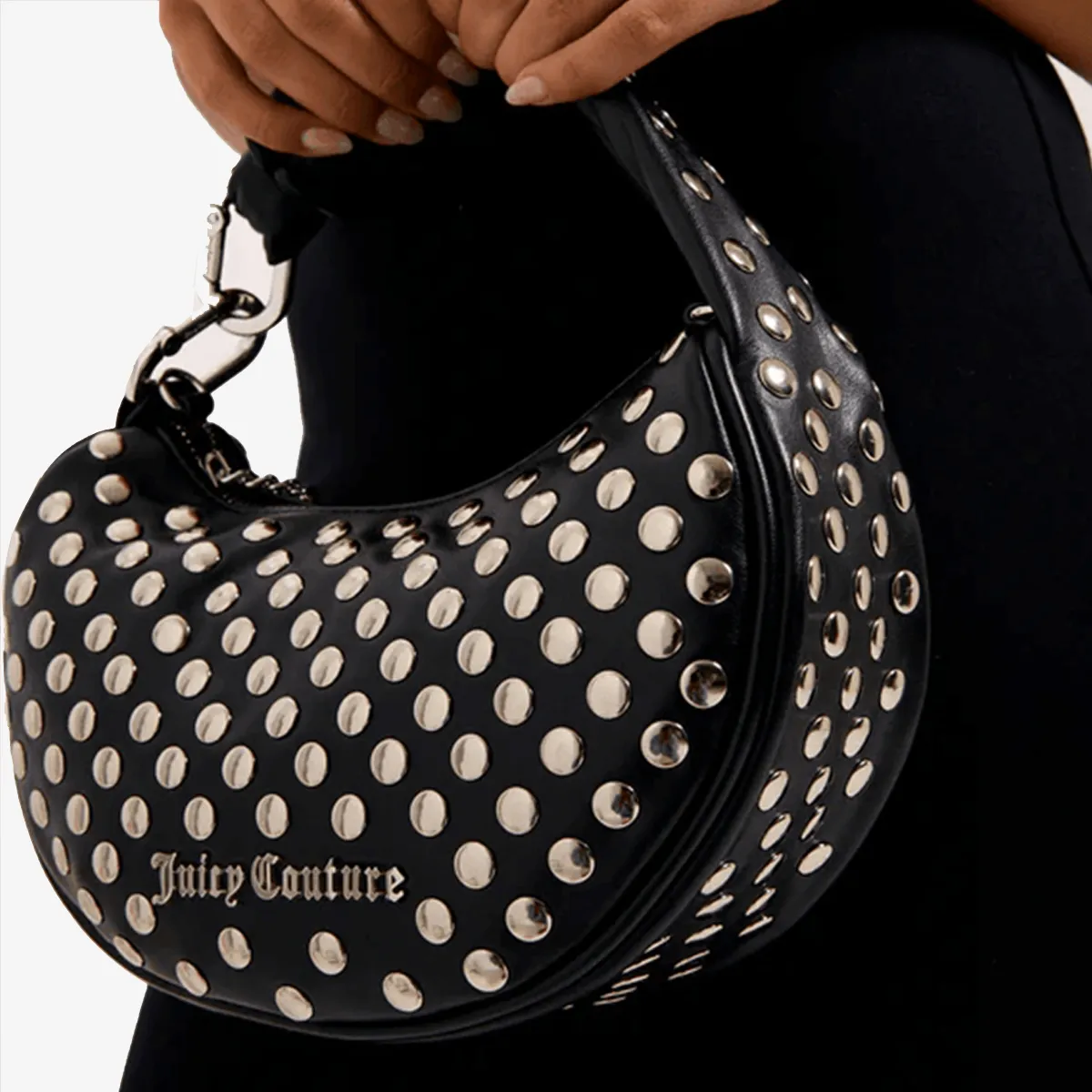 Torba Blossom Studs S. Hobo PU Black