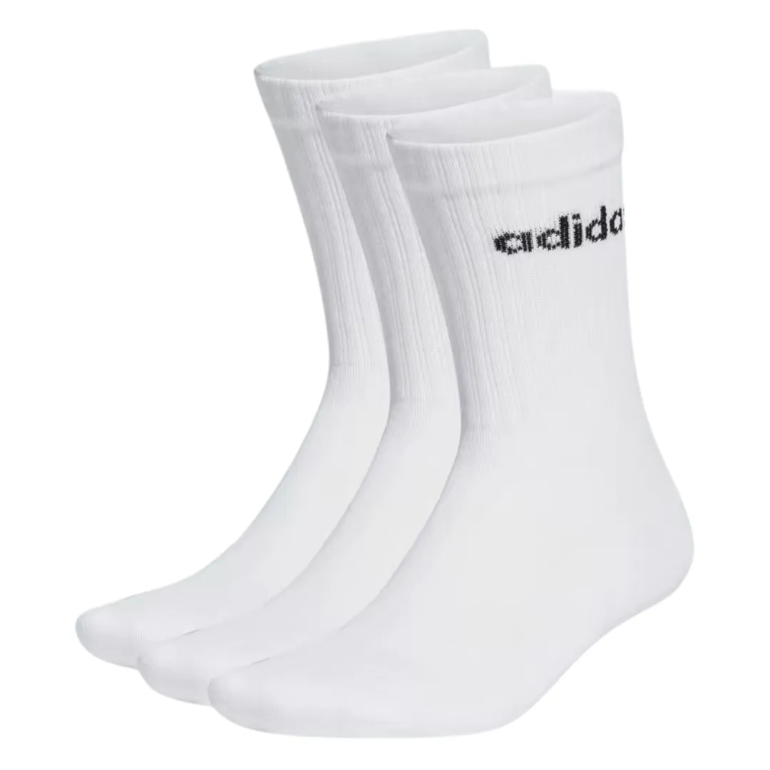 ADIDAS Bele Čarape LIN CREW (3 Para)