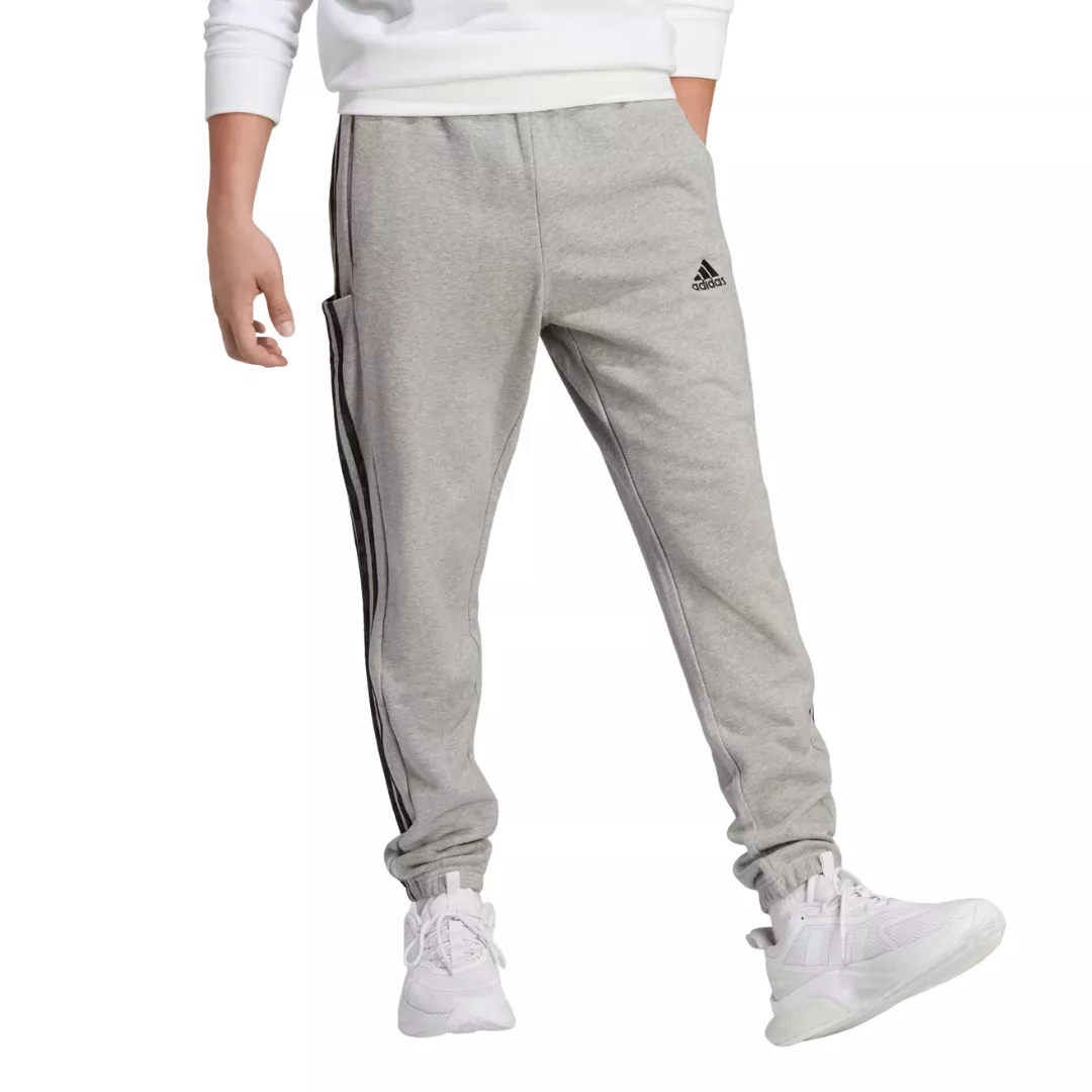 Essentials French Terry Tapered Elastic Cuff 3-Stripes Pants