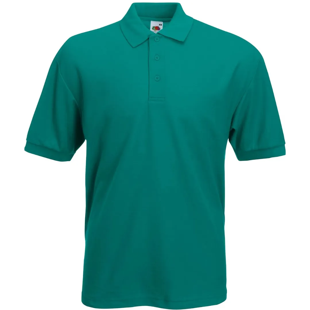 FRUIT OF THE LOOM Zelena Muška Majica ORIGINAL POLO