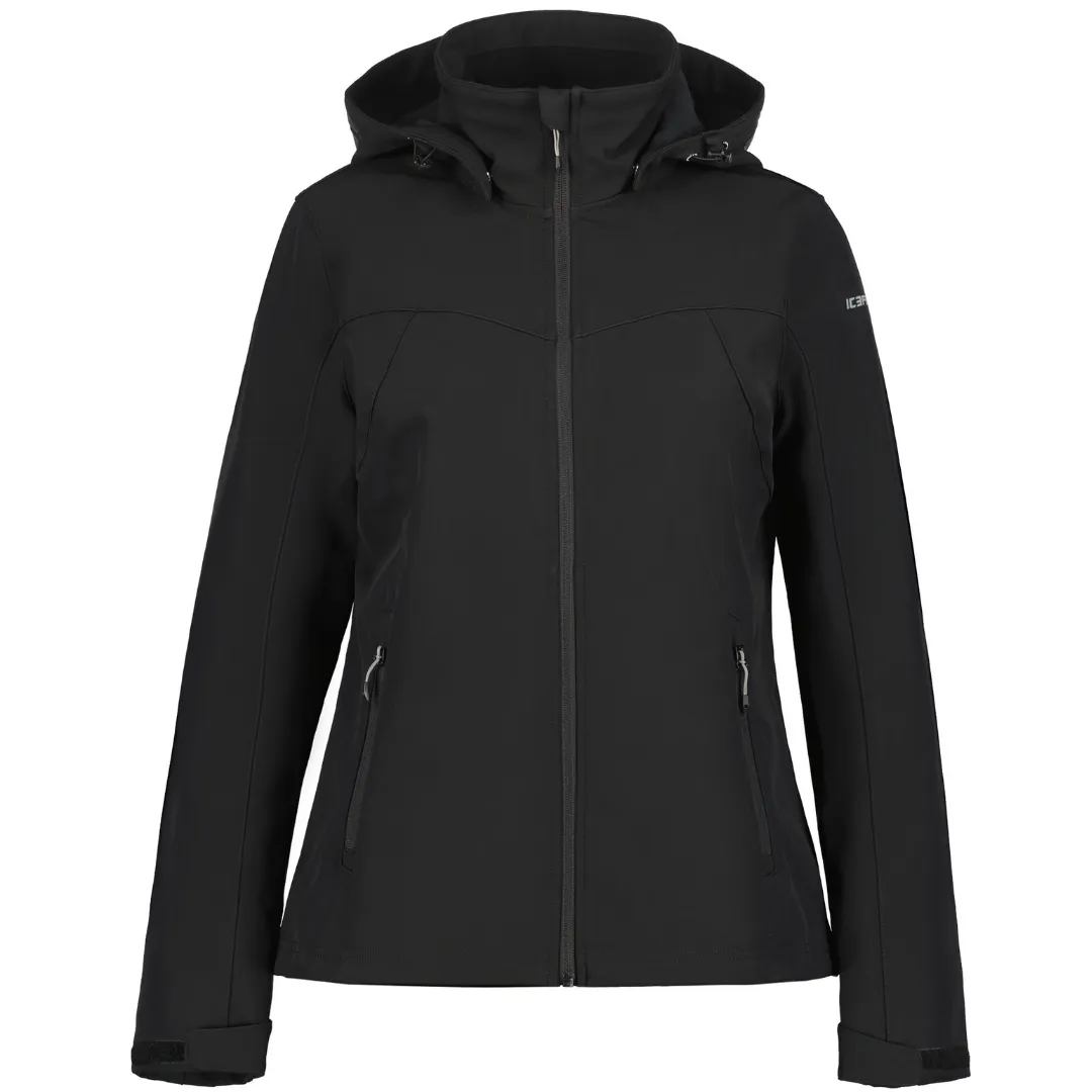 ICEPEAK Crna Ženska Jakna BRENHAM