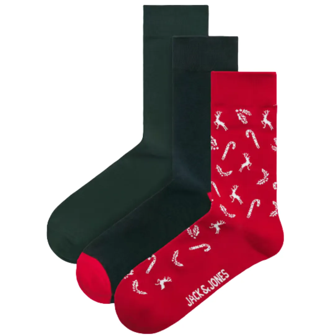 JACK & JONES Muške Čarape 3 Para JACCANE