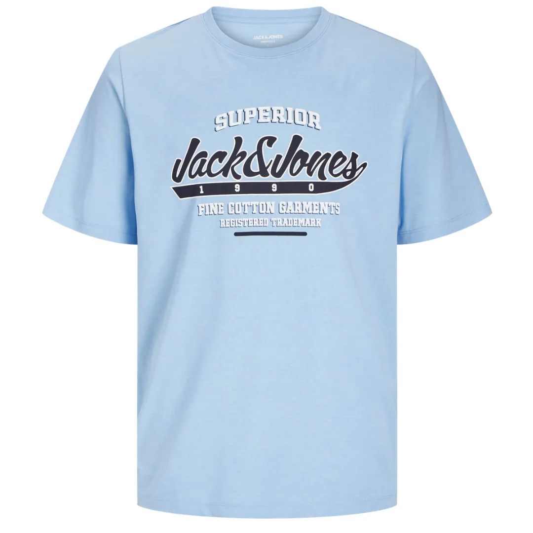 Jack & Jones Plava LOGO TEE SS majica