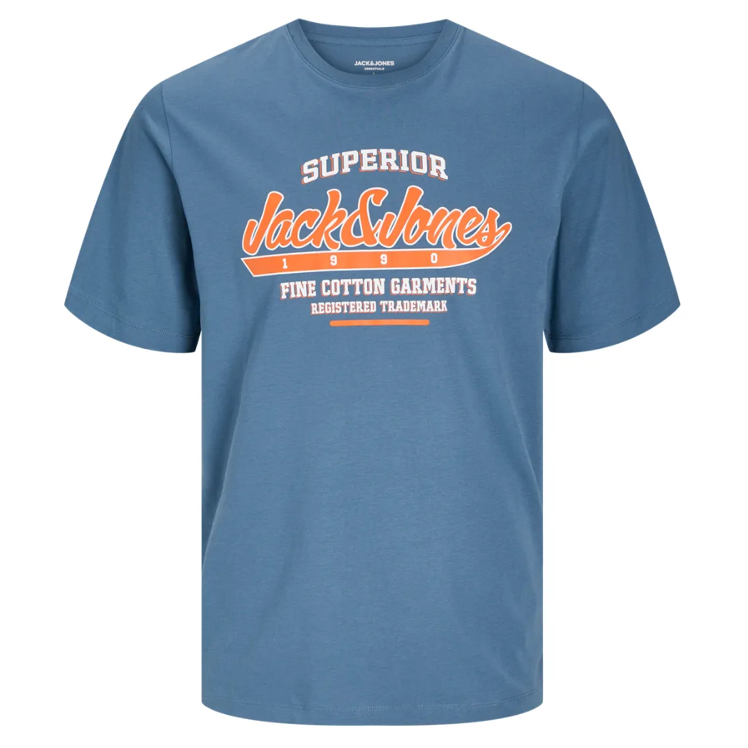 Jack & Jones Plava LOGO TEE SS majica