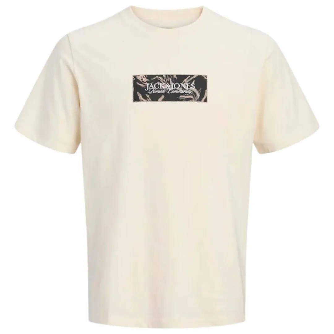 J&amp;J Bež Muška Majica JORMONTAUK FRONT TEE
