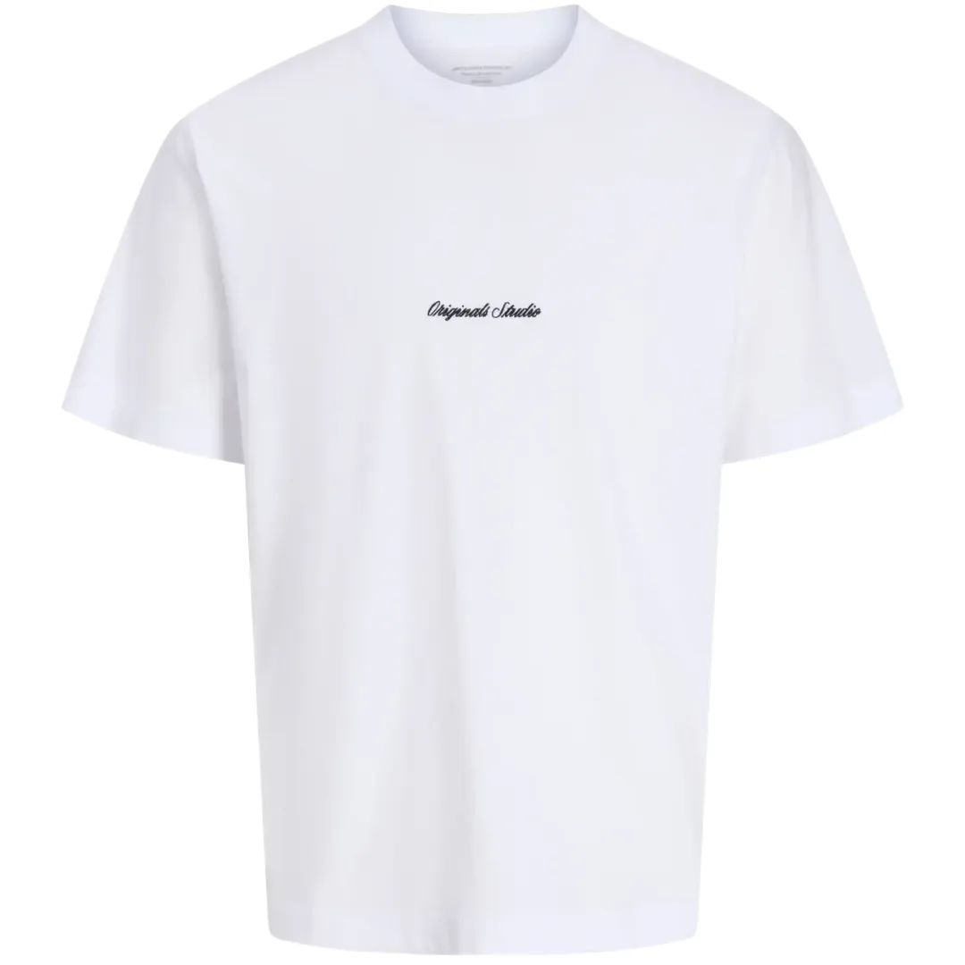 J&amp;J Bela Muška Majica JORNORREBRO EMB TEE SS