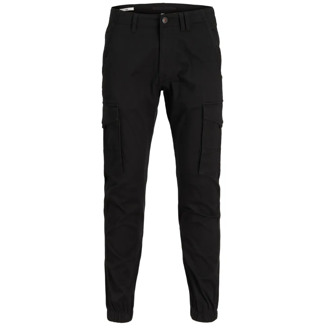 J&J Crne Muške Pantalone JPSTPAUL FLAKE CARGO