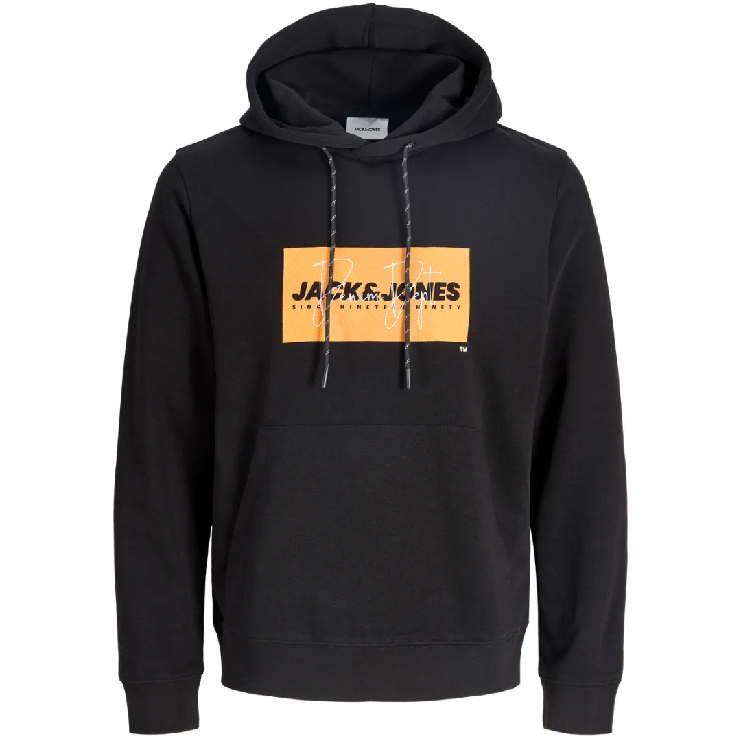 J&amp;J Crni Muški Duks JJCOLE PRINT