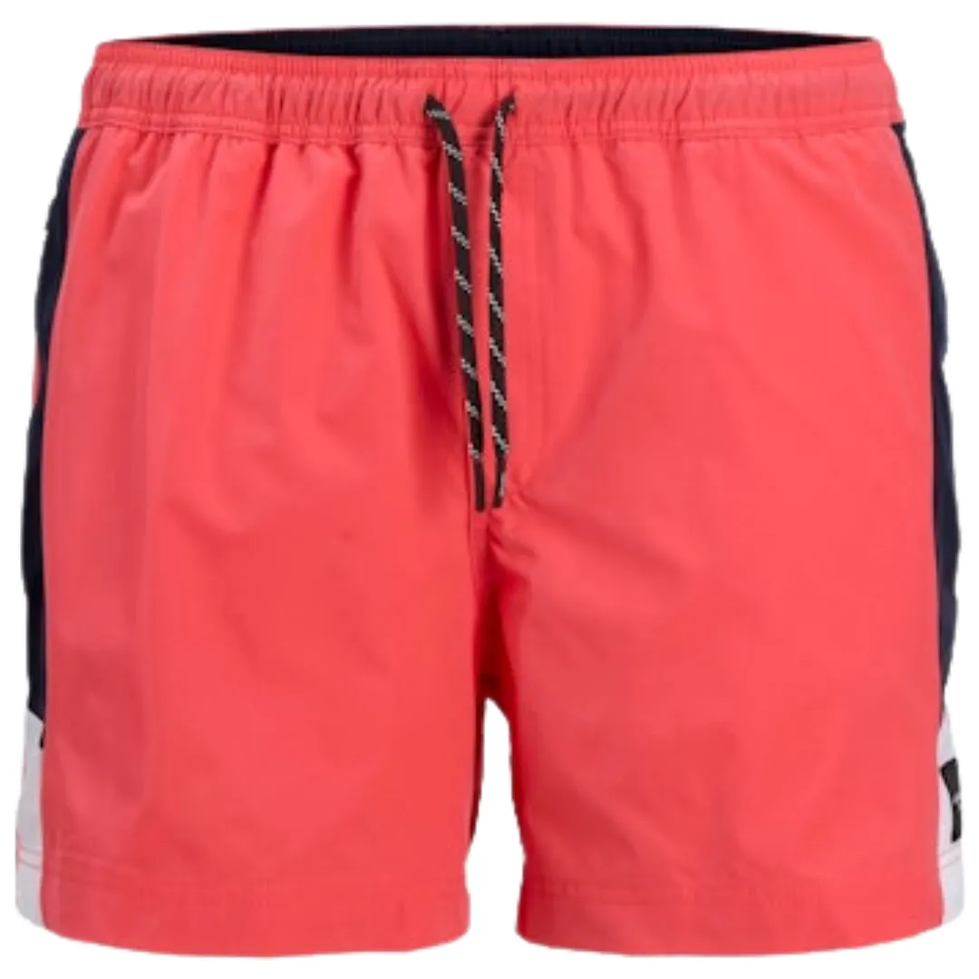 J&J Crveni Muški Šorts JPSTMAUI SWIM BLOCKED ZIP