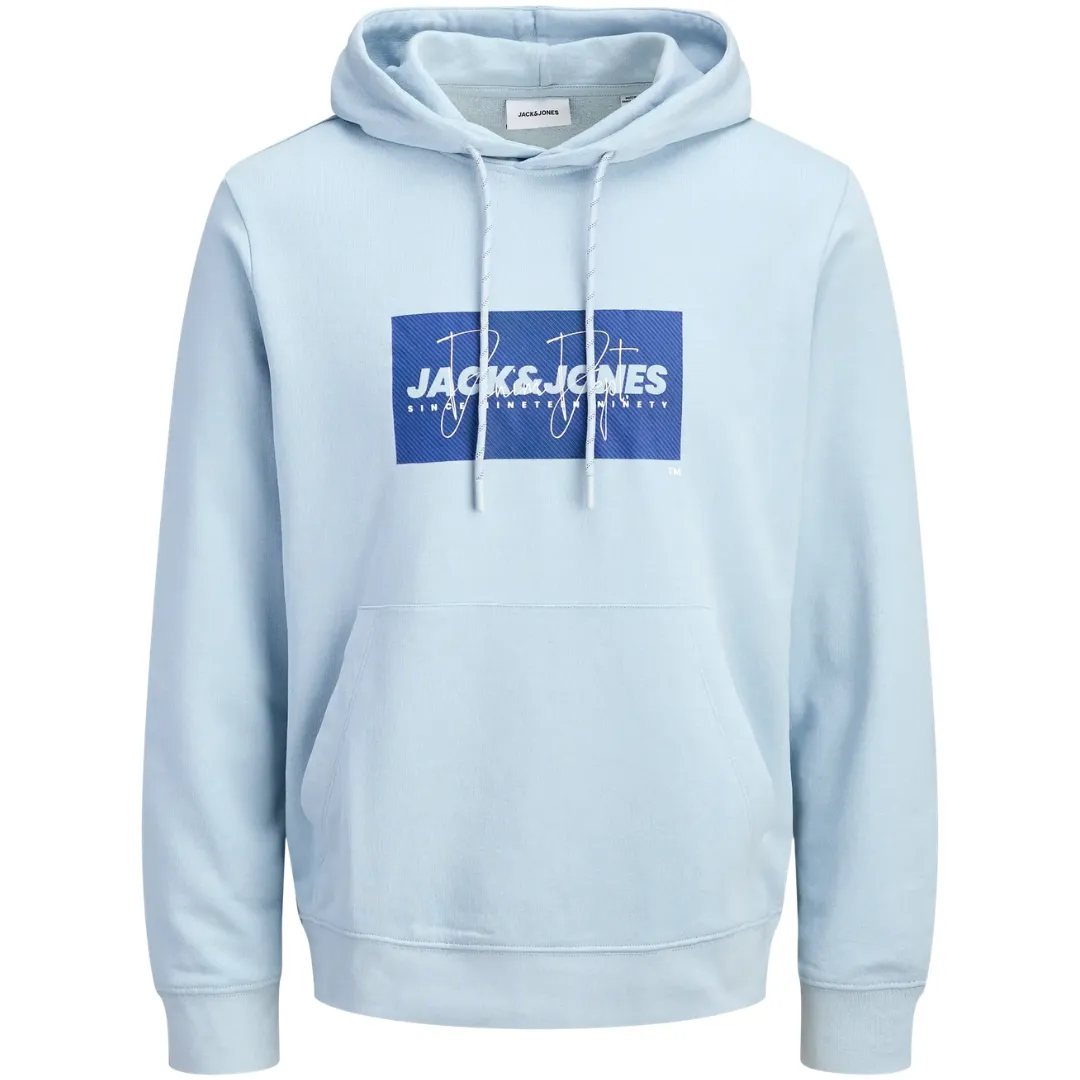 J&amp;J Plavi Muški Duks JJCOLE PRINT