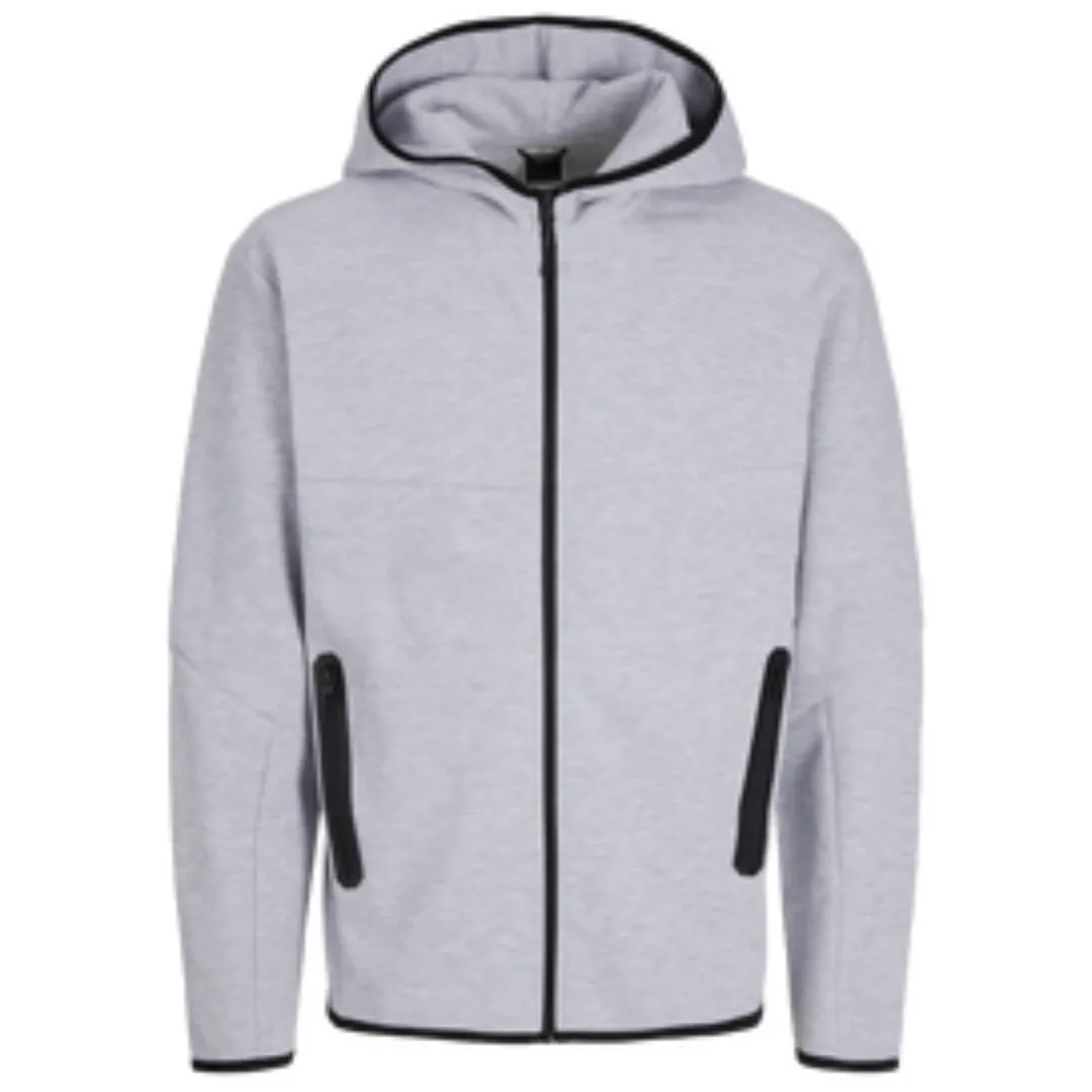 J&J Svetlo Sivi Muški Duks JCOFUSION SWEAT ZIP HOOD