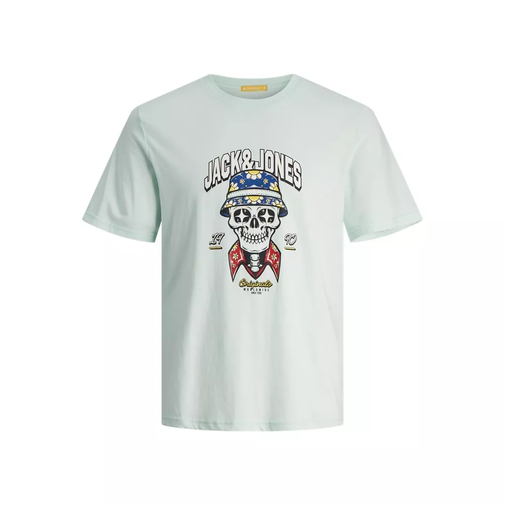 JORCOCONUT SKULL TEE SS CREW NECK LN