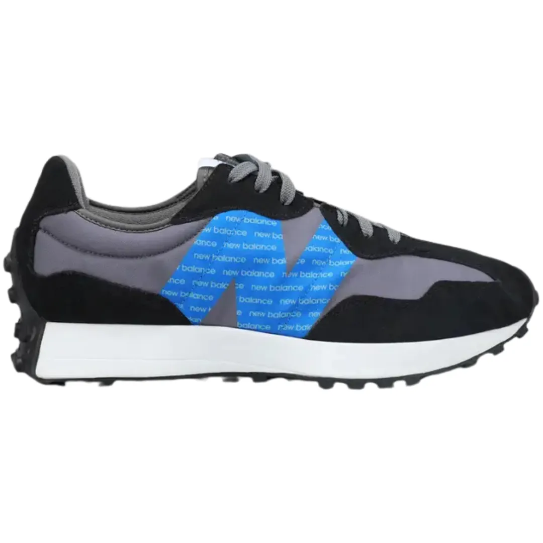 NEW BALANCE Crne Muške Patike 327 'Black & Grey'