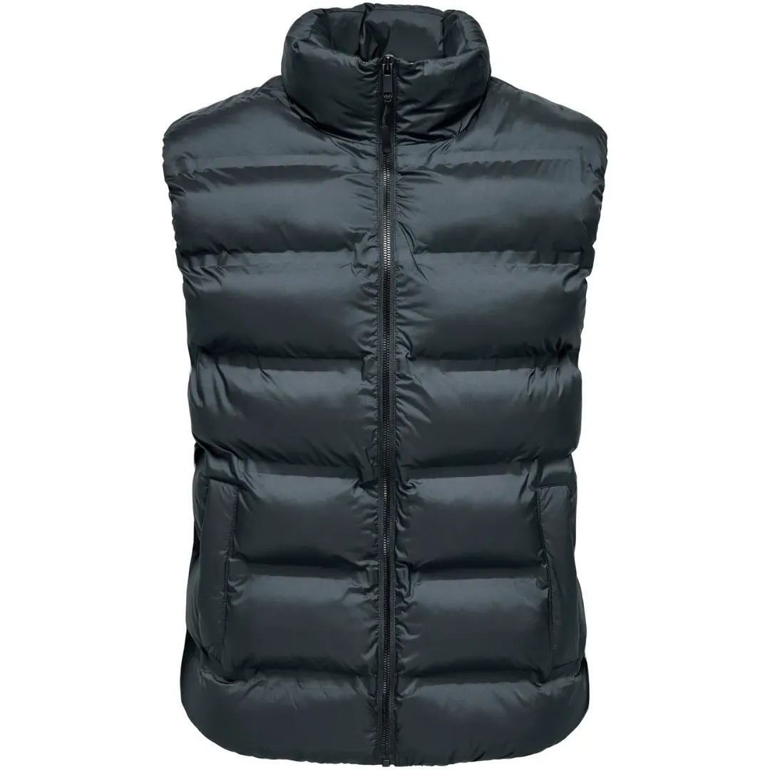 O&S Crni Muški Prsluk ONSUNION SEAMLESS