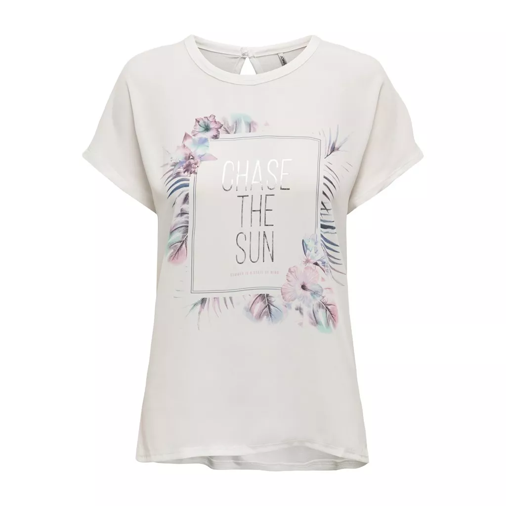 ONLFLORA RES S/S ART FOIL TOP BOX JRS