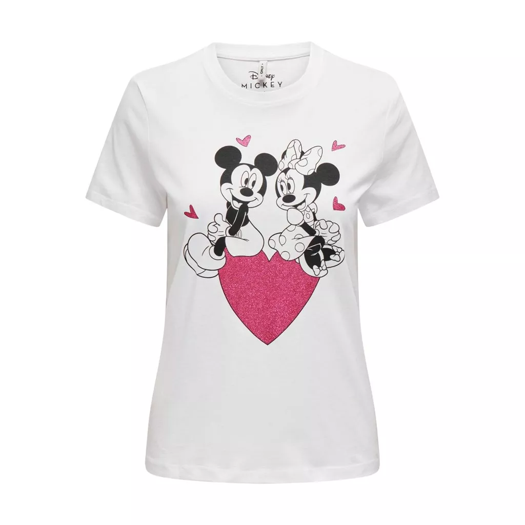 ONLMICKEY LIFE REG S/S VALENTINE TOP JRS