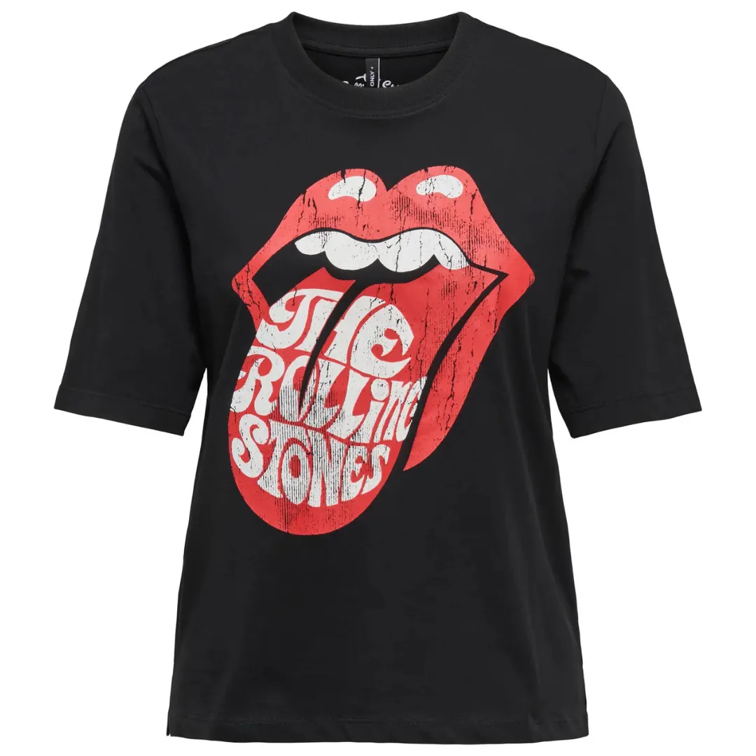 Only Crna Ženska Majica ROLLING STONES