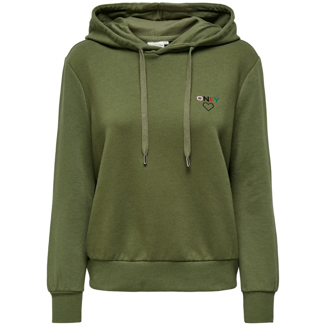 ONLY Zeleni Ženski Duks ONLNOOMI