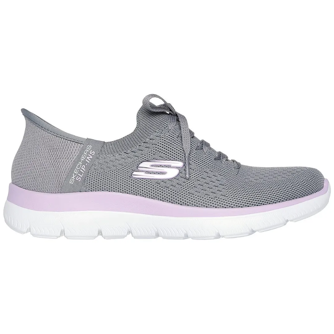 SKECHERS Sive Ženske Patike Slip-Ins:Summits