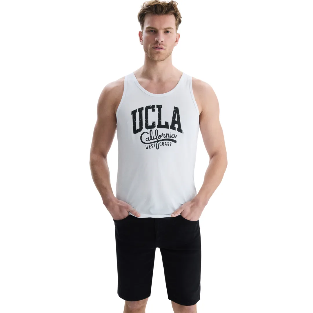 UCLA Bela Muška Majica PEBBLE