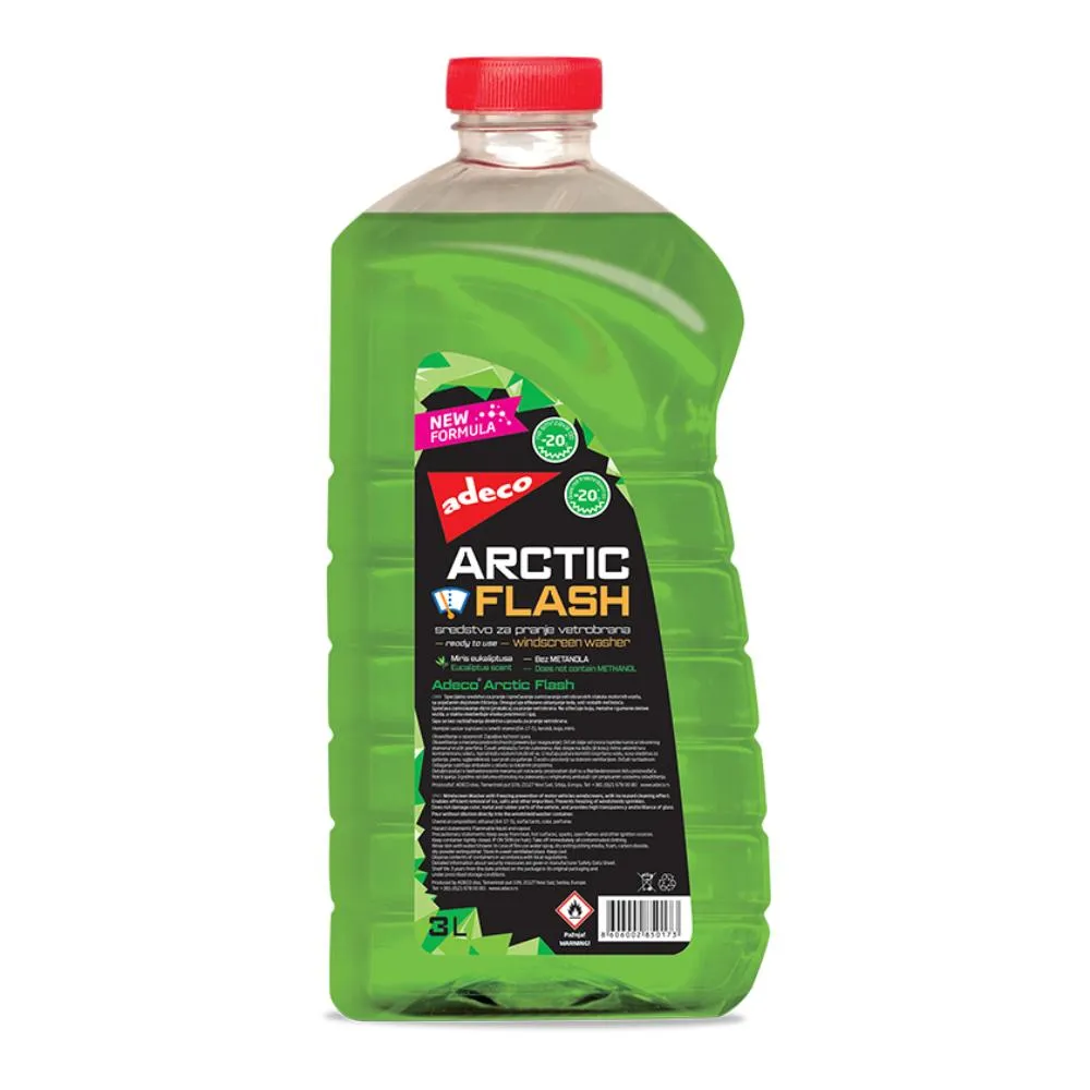 ADECO ARCTIC FLASH TEČNOST ZA STAKLA -20 3L