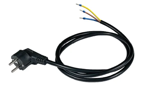 ALING MONOFAZNI PRIKLJ. KABL 3X1.5MM2  2M CRNI
