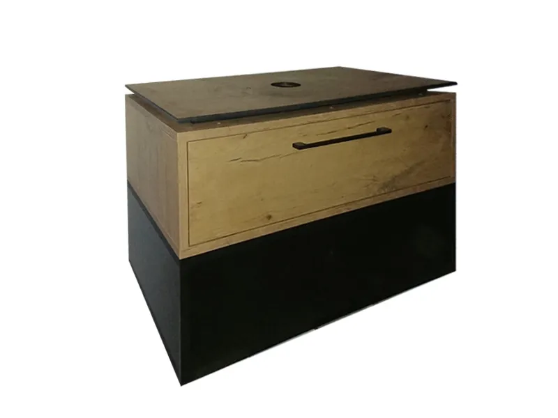 AQUA PROMET ORMARIC 80 NAPOLI LINNI HRAST-BLACK