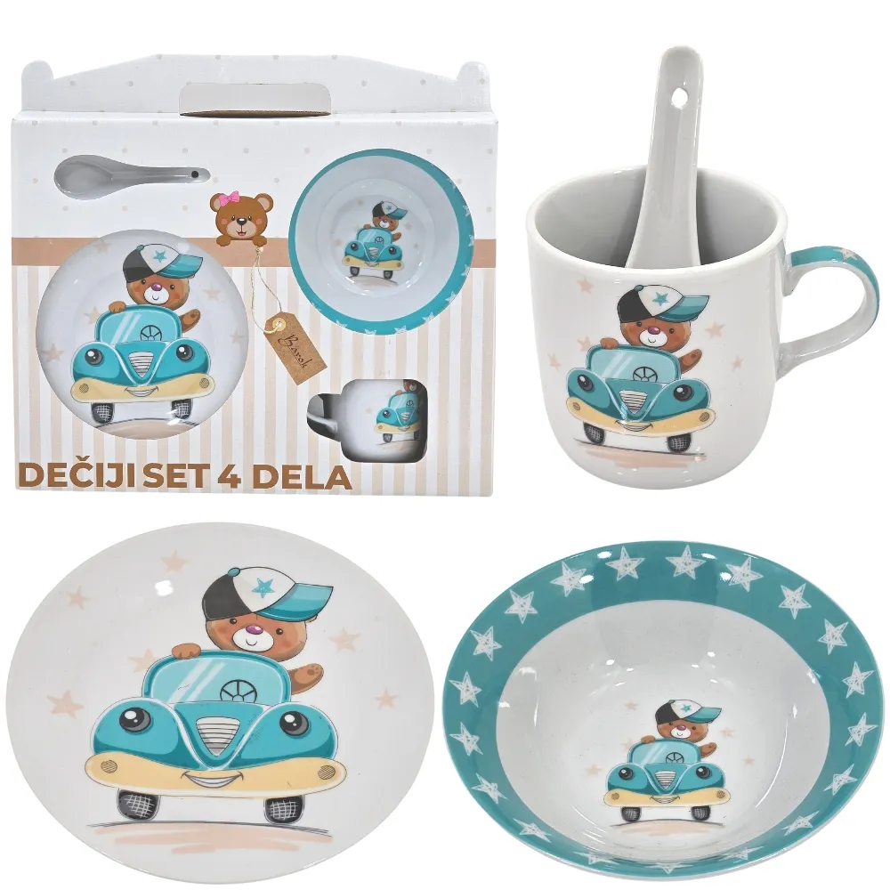 BAROK DEČIJI SET 4 DELA MEDA C672
