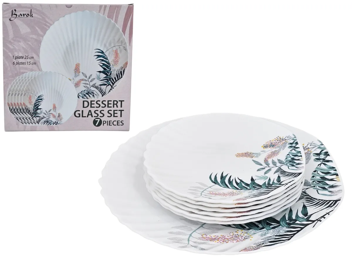 BAROK DEZERTNI SET ŠKOLJK PALMA ARKOPAL 7/1