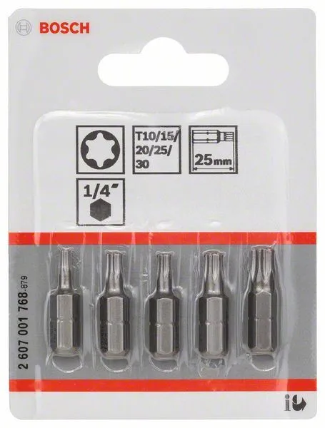 BOSCH 5-DELNI SET BITOVA EXTRA HARD T10/15/20/25/3