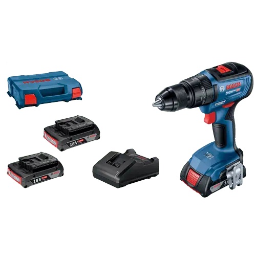 BOSCH AKU BUŠILIC ODVRTAČ GSB18V-50+3XGBA2AH+GAL18V