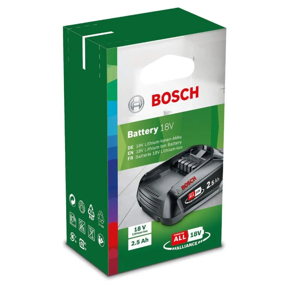 BOSCH BATERIJA PBA 18V 2.5AH W-B
