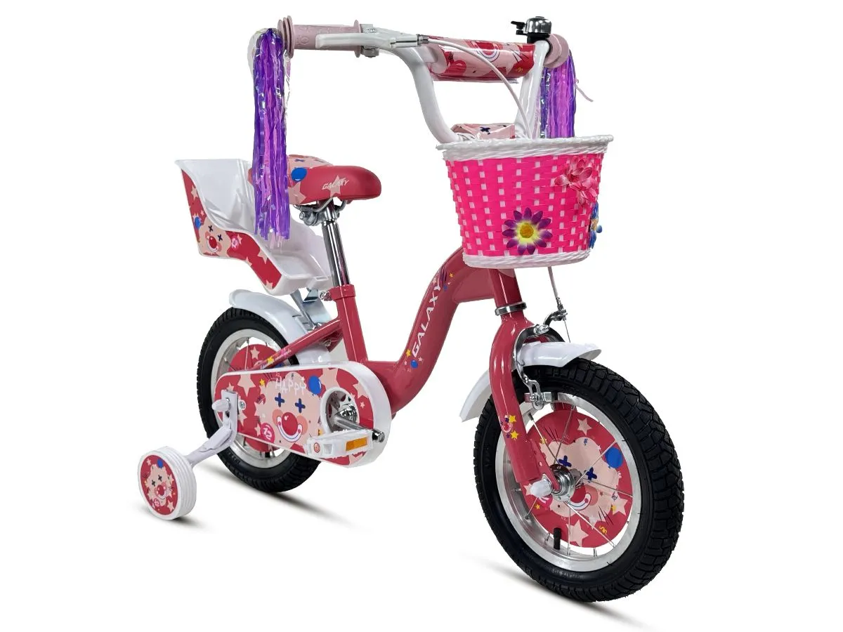 DEČIJI BICIKL GALAXY HAPPY 12" ROZE