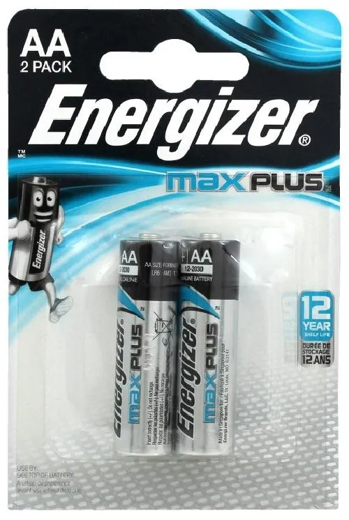 ENERGIZER BAT. MAX PLUS AA 2/1