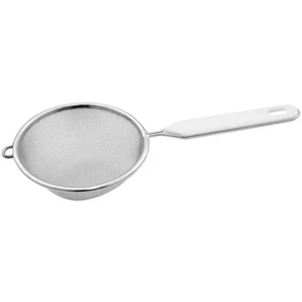 FACKELMANN CEDILJKA INOX 10CM,BELA DRSKA