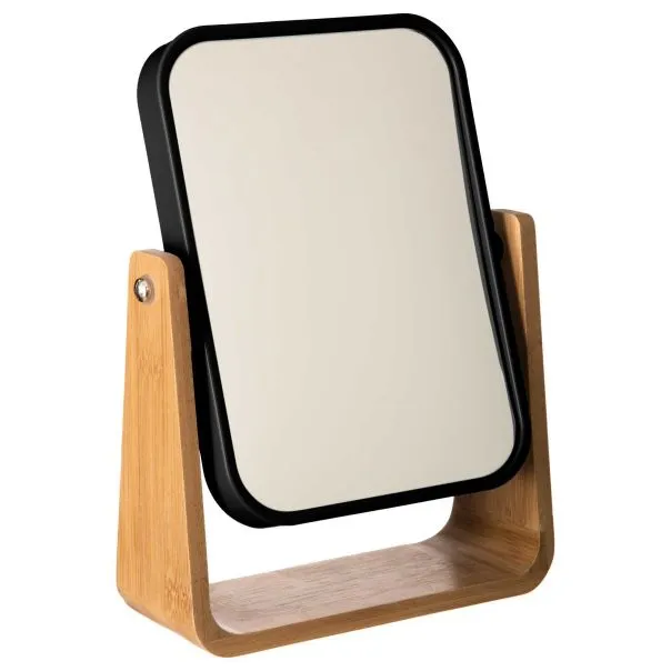 FIVE OGLEDALO NATUREO BAMBUS CRNA 22x16x6CM