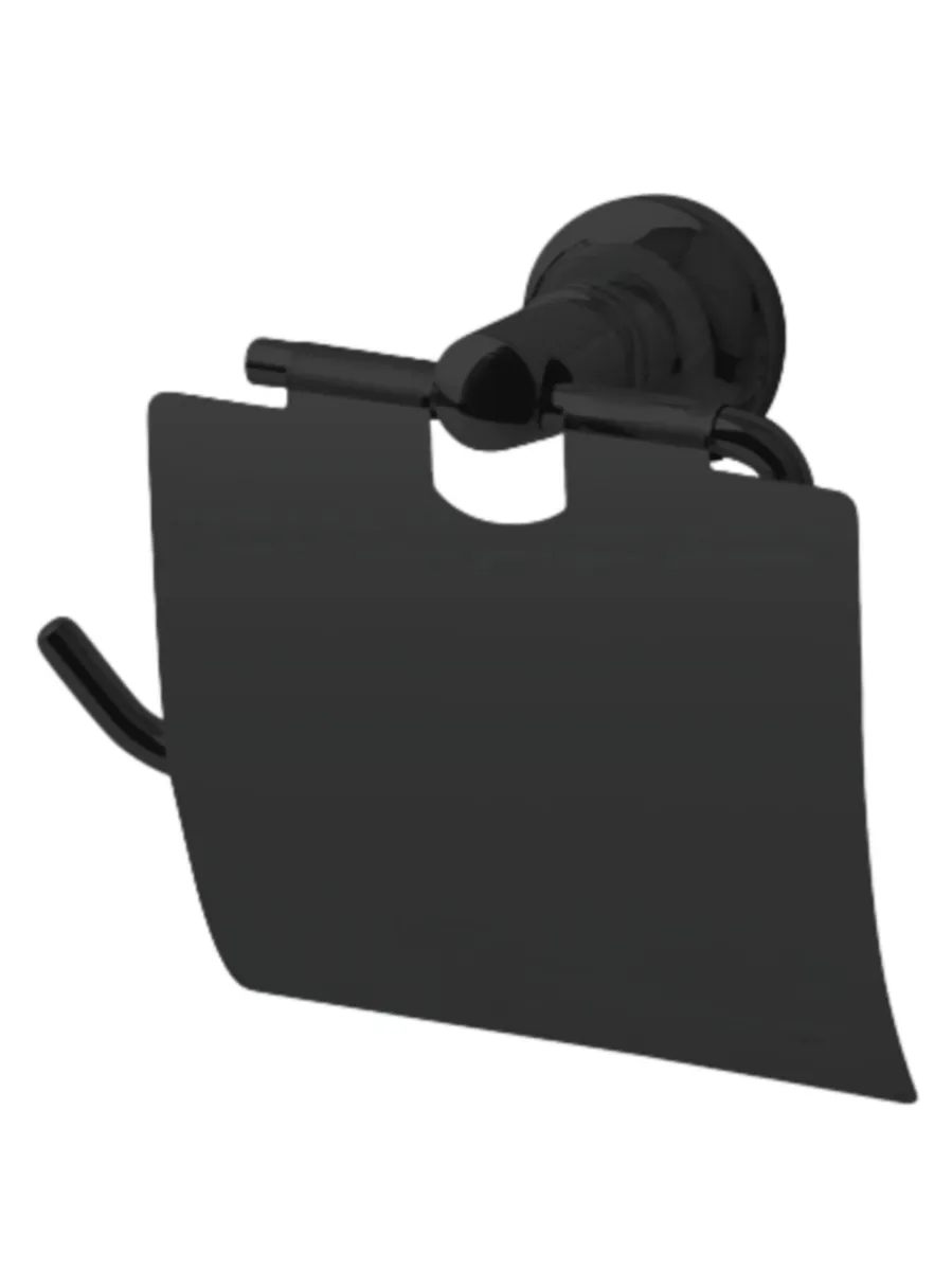 FLUSSO DRŽAČ TOALET PAPIRA BLACK