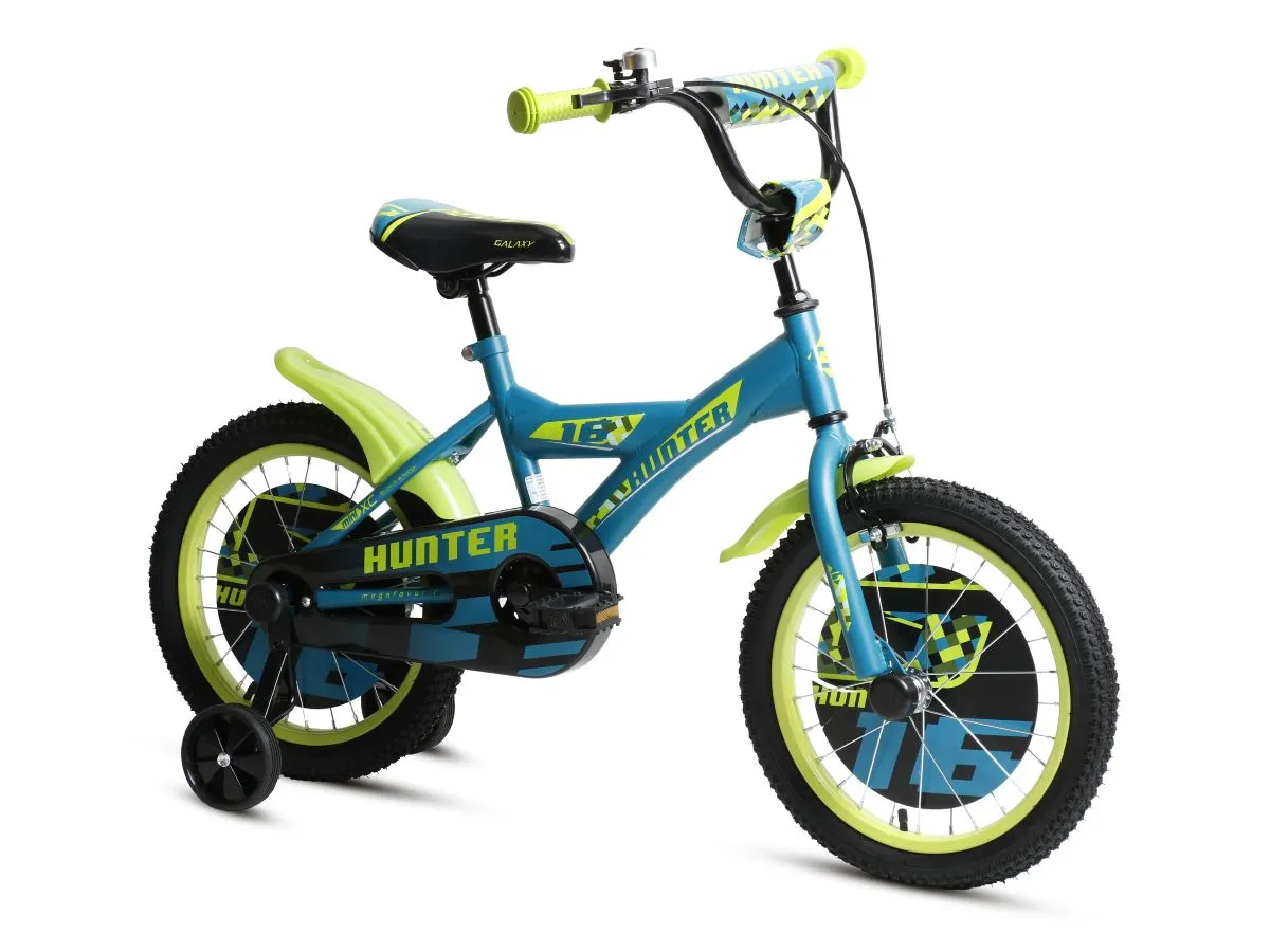 GALAXY DECIJI BICIKL MAT HUNTER 16” TIRKIZ/ZELENA