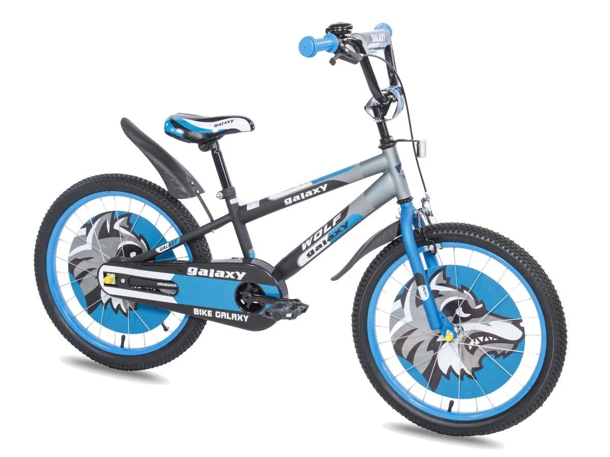 GALAXY DECIJI BICIKL WOLF 20” CRNA/SIVA/PLAVA