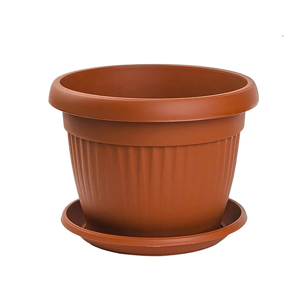 GARDINO MEDITERAN SAKSIJA SA PODM. 20CM TERAKOTA