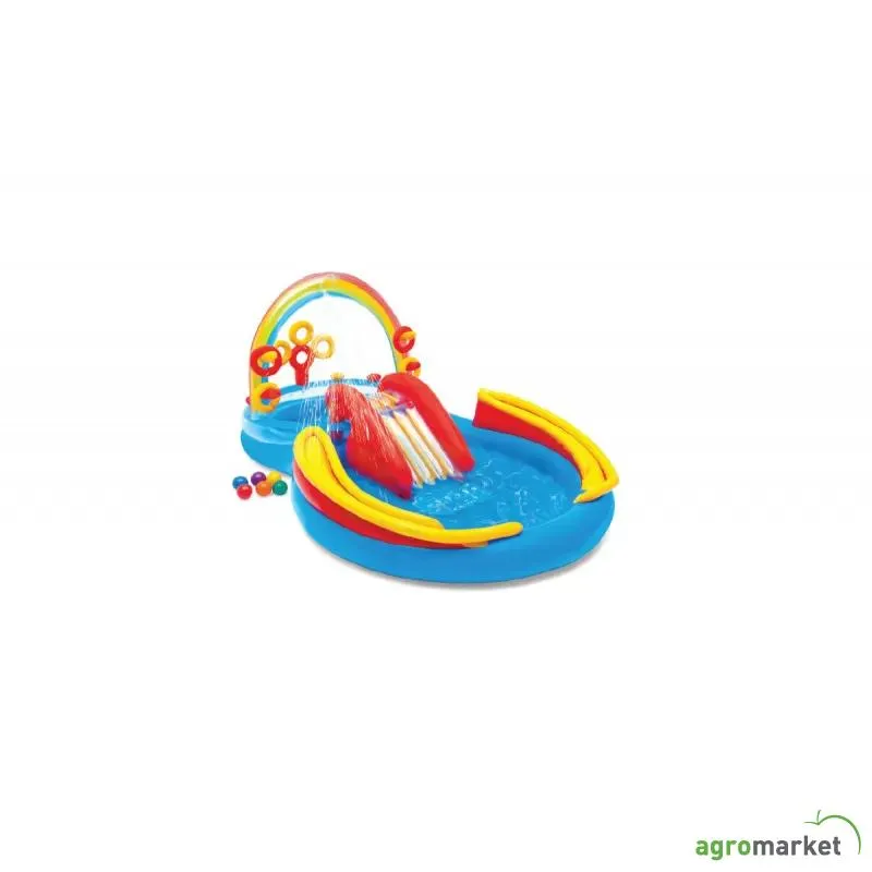 INTEX DEČIJI RAINBOW RING 2.97X1.93X1.35M