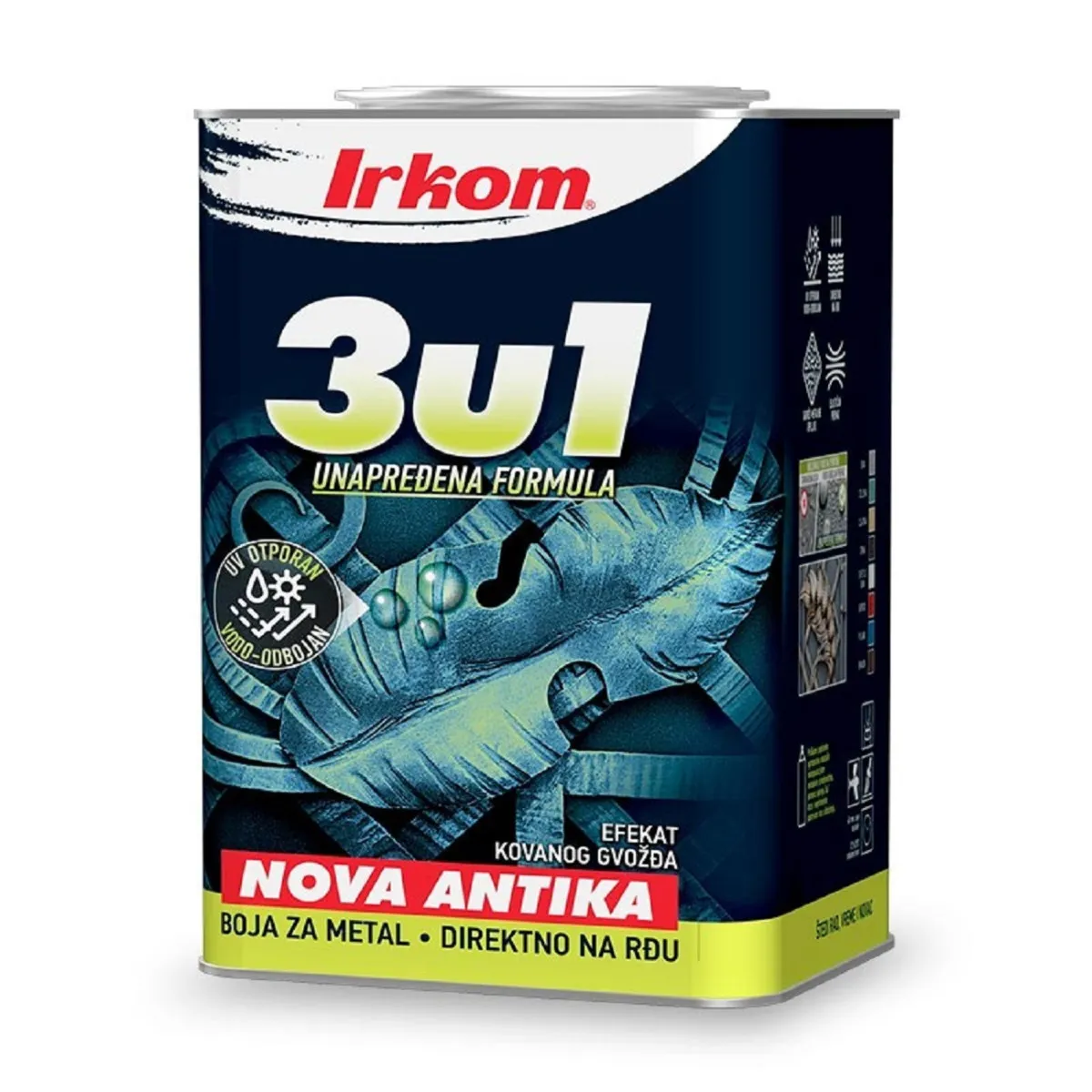 IRKOM EMAJL 3U1 ANTIKA CRNA 3KG